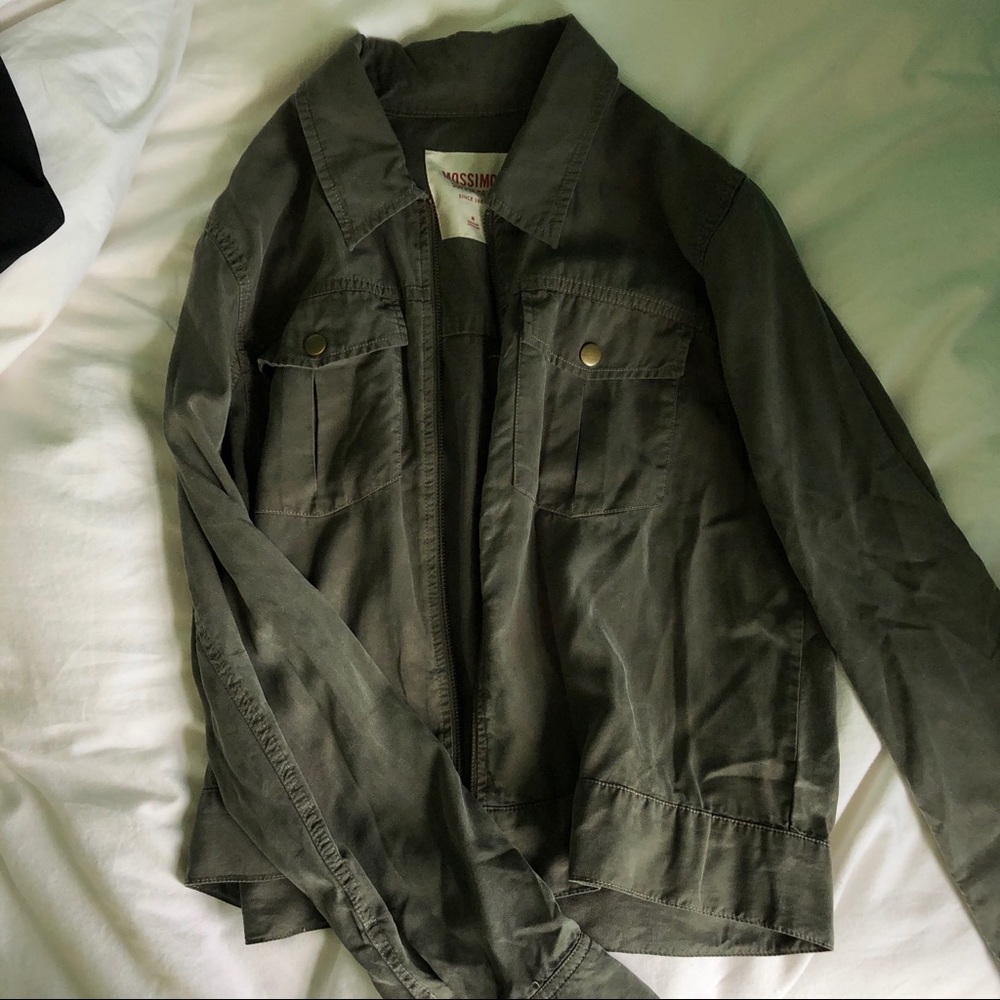Size M Mossimo Green Utility Jacket